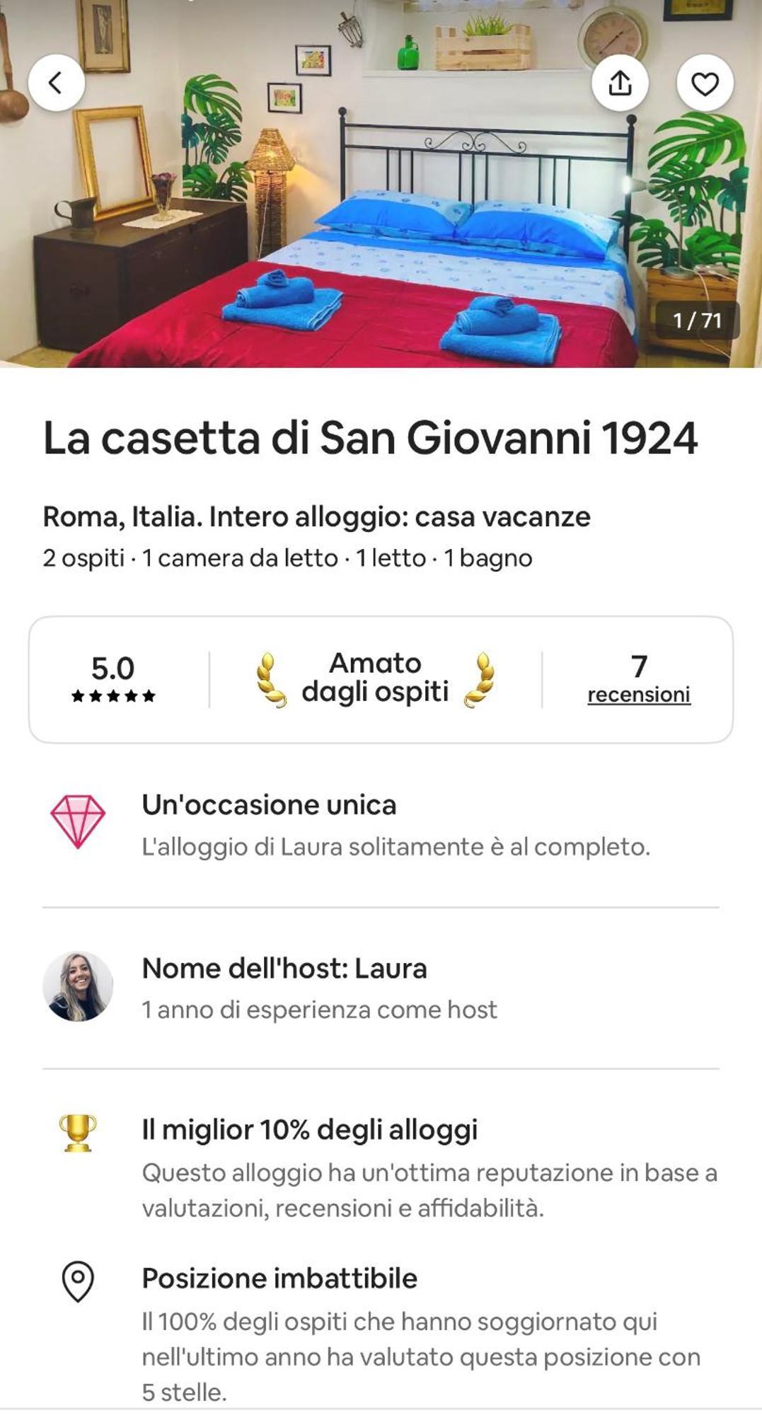 La Casetta Di San Giovanni 1924 로마 외부 사진